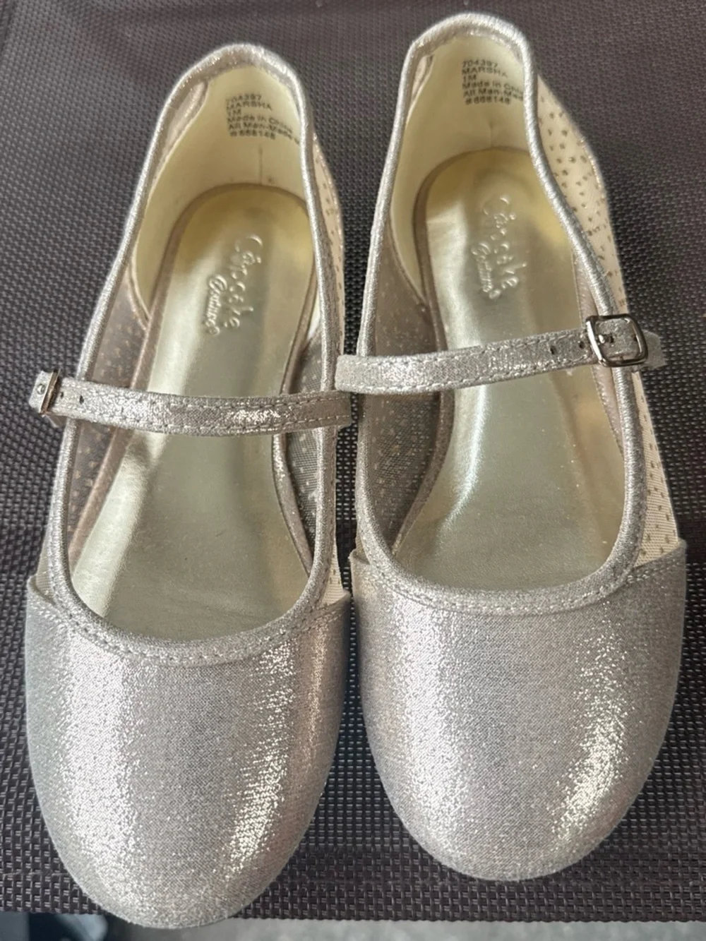 Sparkle Mary Jane Dress Shoes for Girls — Gold